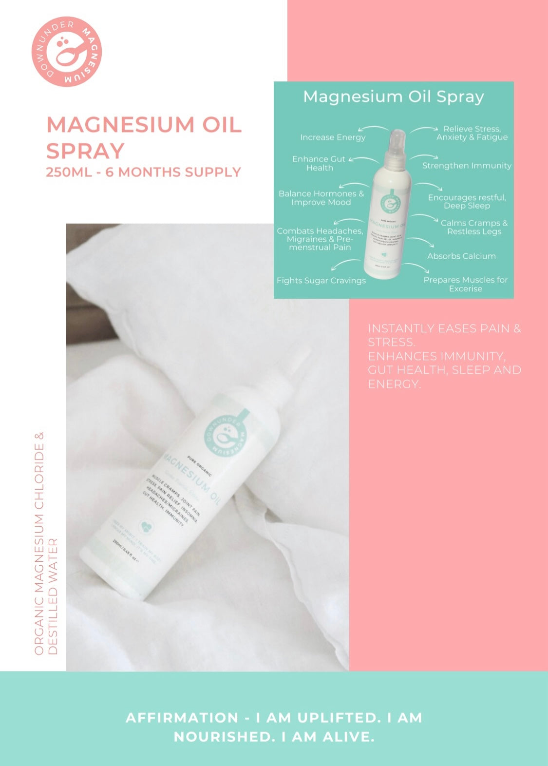 MAGNESIUM OIL SPRAY - INSTANT RELIEF